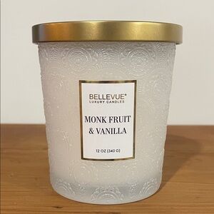 Luxury Candles Monk Fruit & Vanilla